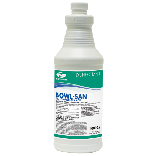 Bowl-San 9% hydrochloric acid Theochem Disinfectant
