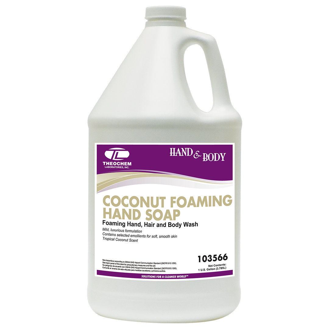Coconut Foaming Hand & Body Wash - Theochem Laboratories