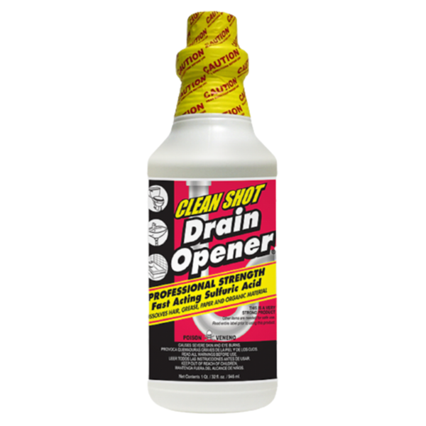 Professional Strength drain opener Clean Shot