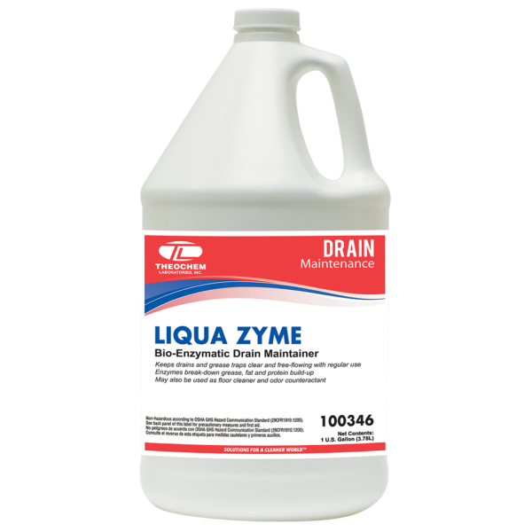 Liqua Zyme bio-enzymatic drain maintainer Theochem Drain