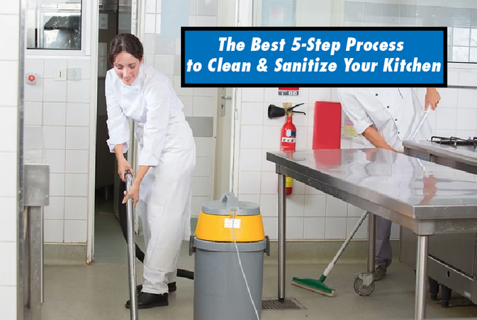 The Best 5-Step Process to Clean & Sanitize Your Kitchen