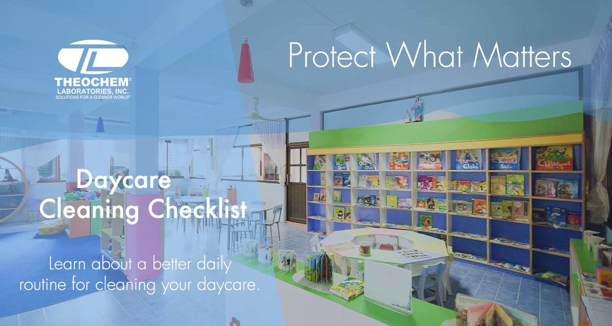 Daycare Cleaning Checklist