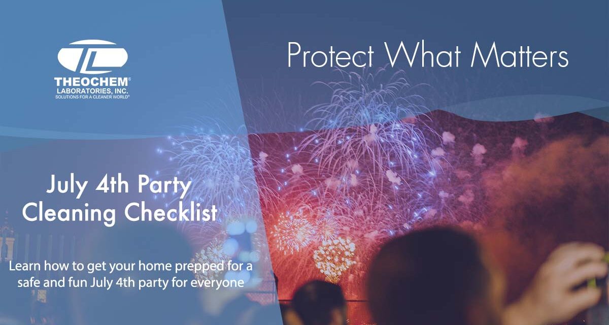July 4th Party Cleaning Checklist