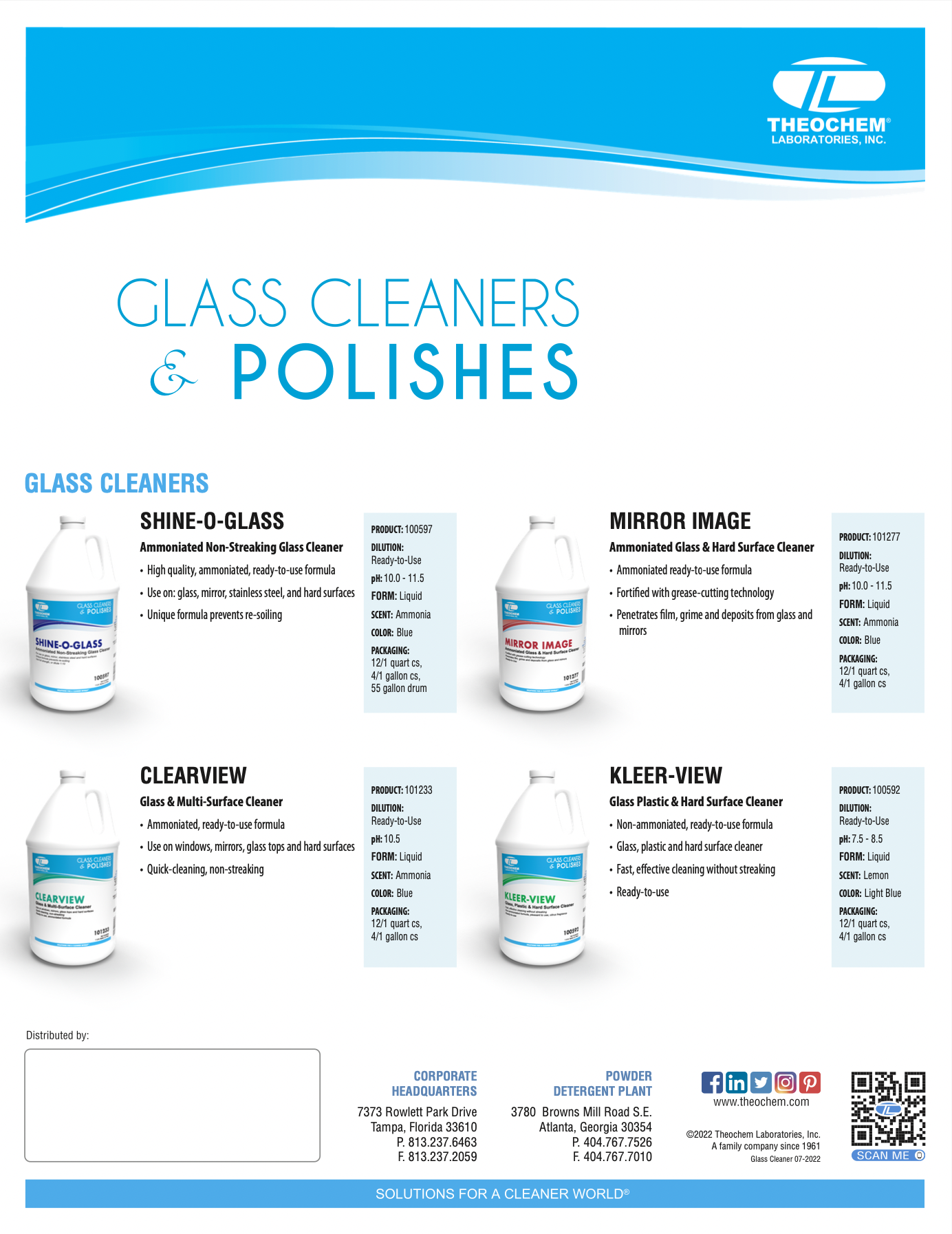 Glass Cleaners & Polishes